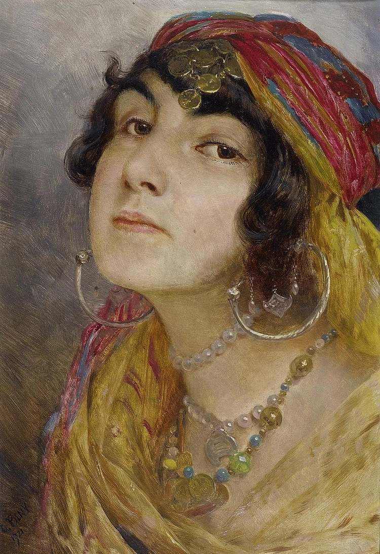 Ritratto di donna orientale. 1921